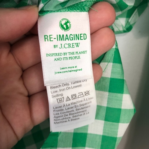 J Crew Green Plaid Long Sleeve Button Down - XSP - Picture 11 of 15